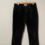 Loft Black Velveteen Curvy Skinny Jeans Womens 27 Velvet Fall High Rise Pants Photo 1