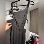 NBD Revolve  Black Cut Out Flared Jumpsuit Photo 9