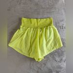 Free People Movement  Neon Butterfly Soft Athletic Shorts Women’s Sz L EUC Photo 1