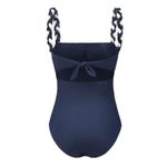 New. Paper London braided swimsuit. Normally $240 Blue Size M Photo 2