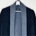 Babaton Aritzia  Beeckman Merino Wool Black Grey Cardigan Sweater Size XS Photo 3