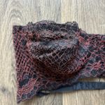 Free People Intimately  Pink and Black Lace Strapless Bra 34D Photo 1