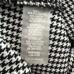 Calvin Klein Sheath Dress Black White Houndstooth Print Sleeveless Size 4 Photo 8