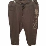 Calvin Klein Capri foil spell out logo joggers Photo 0