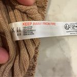 Free People Beach NWT Kami Hooded Sweater Set Womens Small Brown/Cream Oversized Photo 9