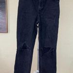 Abercrombie & Fitch  Curve Love The ‘90s Straight Ultra High Rise Jean Black 2 26 Photo 1