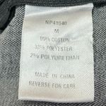 Lumiere Black Washed Denim High Rise Stretch Side Zip Slit Hem Flare Jeans Sz M Size M Photo 4