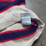 Buru pencil sweater skirt Womens Small Cream Red Blue Midi Photo 3