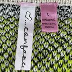 Confess Large Knit Beachy Scoop Neck Longline Slouchy Oversized Sweater Loose Black Photo 3