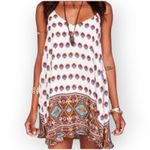 Show Me Your Mumu “Rancho Mirage” Circus Mini Dress Women's Medium White BOHO Photo 10