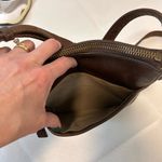 Frye Melissa Swing Dark Brown Leather Crossbody shoulder bag adjustable strap Photo 7