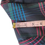 CAbi Plaid Holiday One Button Multicolor Black Blazer Small Photo 6