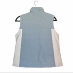 Vans Quilted Functional Snow Vest Zippered Blue/White Size Medium Photo 6