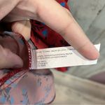 Eloquii  Red Floral Satin Lace Camisole Tank Top Photo 4