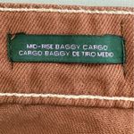 Wild Fable  Women's Mid-Rise Baggy Cargo Pants Size 12R Rugged Twill Cotton NWT Photo 6