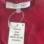 Kasper  Vibrant Red Sleeveless Blouse size L Photo 3