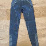 Kappa  - High Waist Leggings in Black Gray & Green Photo 3