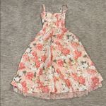 House Of CB  Floral Pink and Cream Dress Photo 2