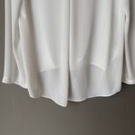 BCBGMAXAZRIA sz XS white career blouse Photo 8