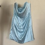 House Of CB  ‘Odelle’‎ Ocean Blue Strapless Mini Dress NWOT size L Photo 3