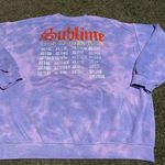 Urban Outfitters Sublime Purple Tie Dye Sweatshirt Oversized S/M Photo 4
