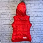Burton  Vest Ski Snowboard Fur Trim Hooded Red Small Womens Puffer Winter Dryride Photo 4