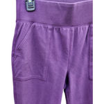 Denim & Co . Active Leggings Size XS Duo Stretch Wide Waistband Deep Purple NWOT Photo 4