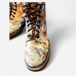 Dr. Martens  Soft Leather Floral Lace-Up Pascal Combat Boots Sz 7 Photo 4
