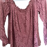 Hint of Mint  Coral Lace Skirt Photo 1