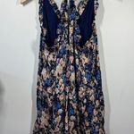 Rebecca Taylor  Gigi Fleur Slip Dress Women 8 Blue Mini Floral Rose Garden Party Photo 5
