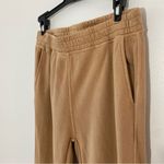 N: Philanthropy Front Zip Joggers Sweatpants in Camel Tan Size M Photo 16