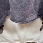 Free People  Cropped Bell Sleeve Top - Size XS - Gray‎ Photo 5