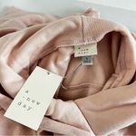 A New Day  Fleece Hooded Sweatshirt Pink Size Large Long Sleeve Photo 5