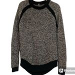 Lululemon  Passage Sweater Black Angel Wing Size 4 Photo 1