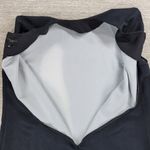 Victoria Beckham  Target Calla Lily Dress Womens L Black Satin Ruffle Peplum Hem Photo 13