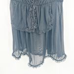 Rampage  Womens Y2K Whimsigoth Witchy Sheer Lace Mesh Babydoll Top Lingerie 34B Photo 2