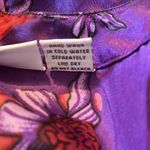 Indian Tropical Fashion Multicolored Free Size Floral Kaftan Loungewear Dress Purple Photo 8