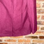 Halogen  Burgundy Wool Blend Wrap Jacket Pea Coat Women's Size Small Photo 2