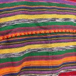 Chico's Design size 2 Colorful Striped Shirt Jacket button down Red Size L Photo 6