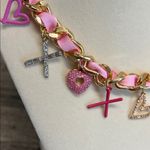 Betsey Johnson | Pink Ribbon & XOXO Necklace π Photo 6
