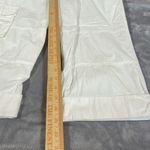 Ralph Lauren ‎  Womens Sz 12 Cargo Crop Pants Wide Leg White Utility Lightweight Photo 5