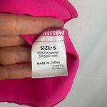 Source Unknown Women's hot Pink Lace Trim Top Photo 1