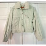 Levi's Levi’s mint corduroy Sherpa bomber jacket smwll Photo 3