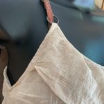 Chesley Boho Ruffled Layered Top Cream Coral Khaki Size Small Photo 5