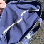 L.L.Bean Vintage RARE navy blue Boat and Tote bag cotton preppy nautical USA Photo 6