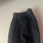 SheIn Black Distressed Denim Flap Cargo Pockets Jogger Jeans Grunge Photo 6