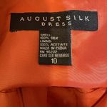 August Silk  Coral Long Sleeve Dress Photo 3