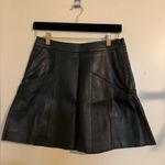 Joie  Maisel Lambskin Leather Mini Skirt - S Photo 6
