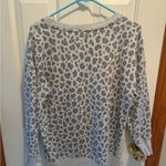 90 Degree By Reflex Textured Gray Sweater Size M Photo 2