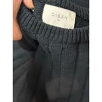 Dissh Ada Midi in Black Long Sleeve Stretch Ribbed Knit Stretch Dress XL Photo 1